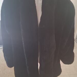 Women's Black Teddy Jacket